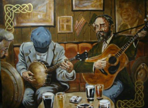 Irish Pub Painting